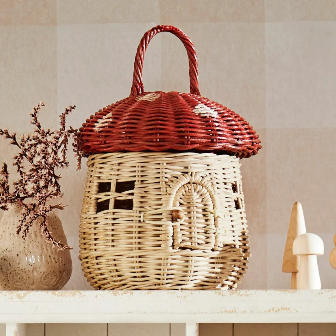 Loberon Mand Norilie - Rood/Bruin - Ø15cm