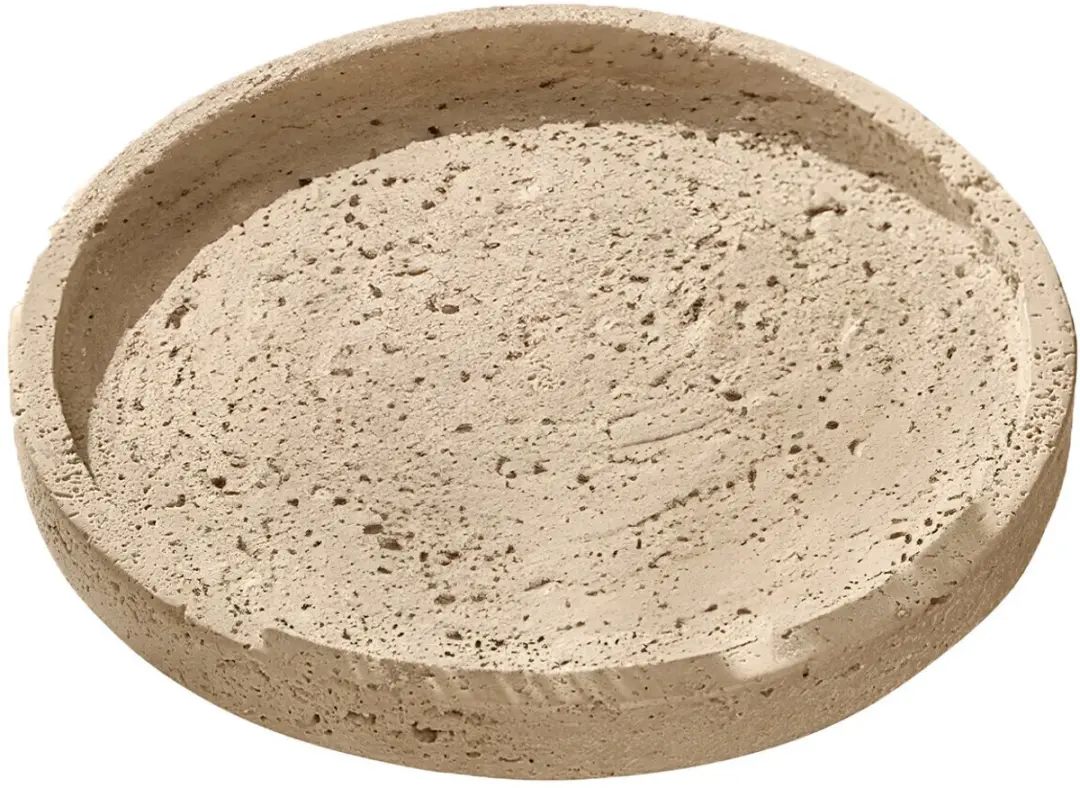 Loberon Caleneuve Dienblad - 25,5 cm - Beige