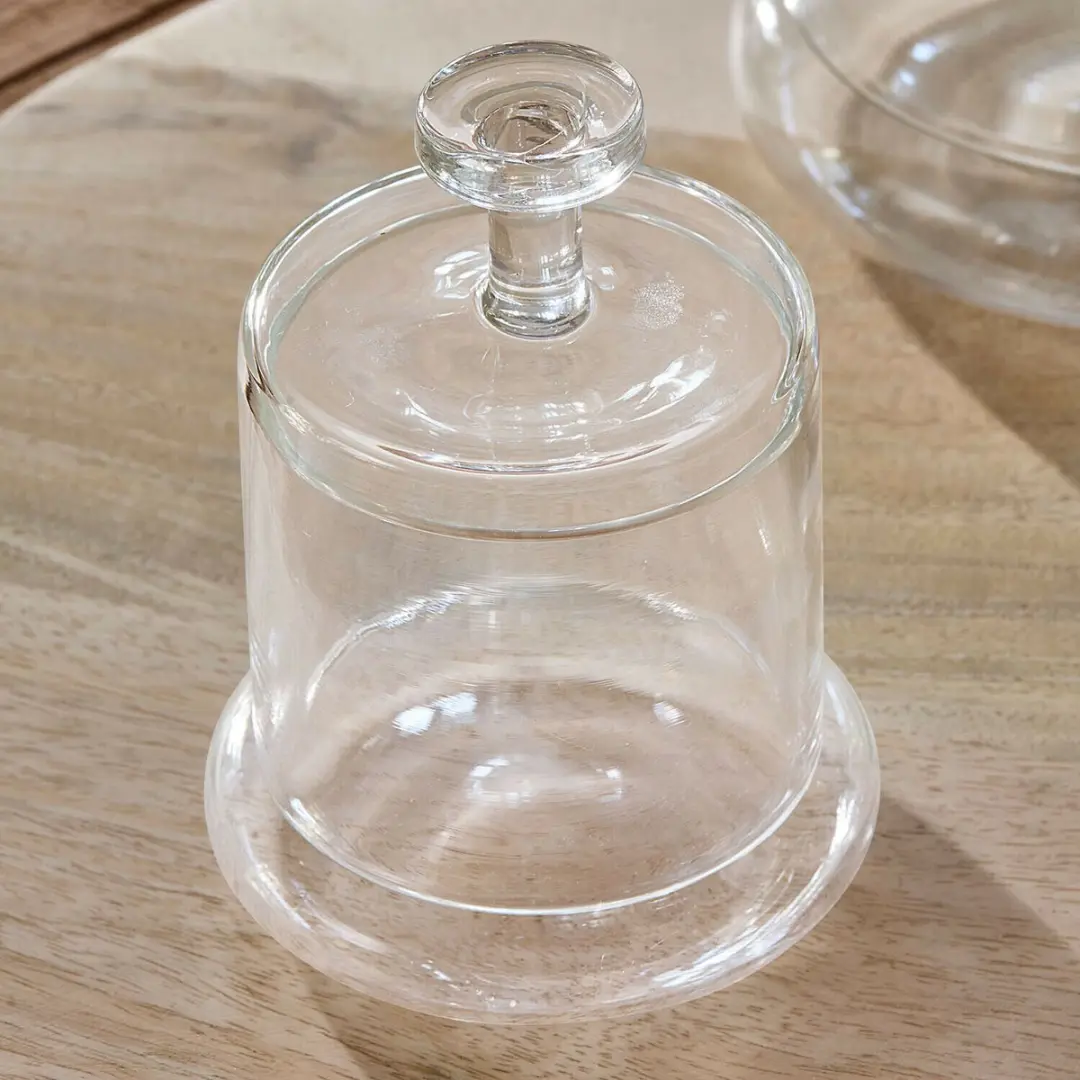 Loberon Glazen Pot Set 3 Stuks - Helder