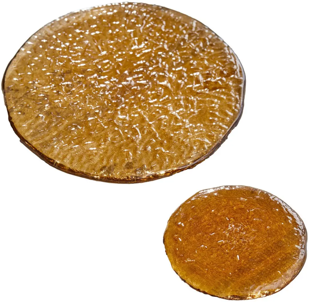 Loberon Montelisse Onderzetter Set - 2 Stuks - Ø20cm - Bruin