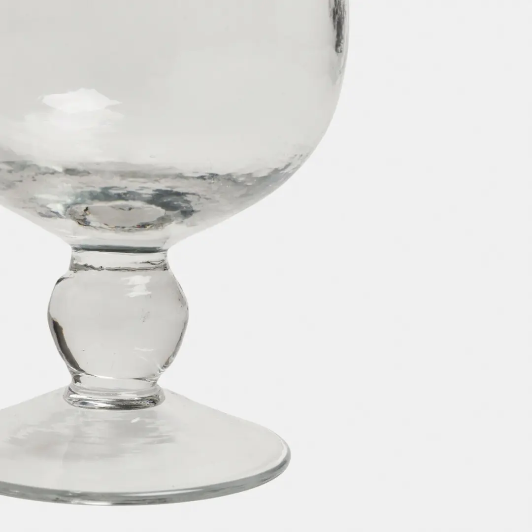 Loberon Vinoros Glas Set 4 Stuks - Ø8.5cm Heldere Glazen