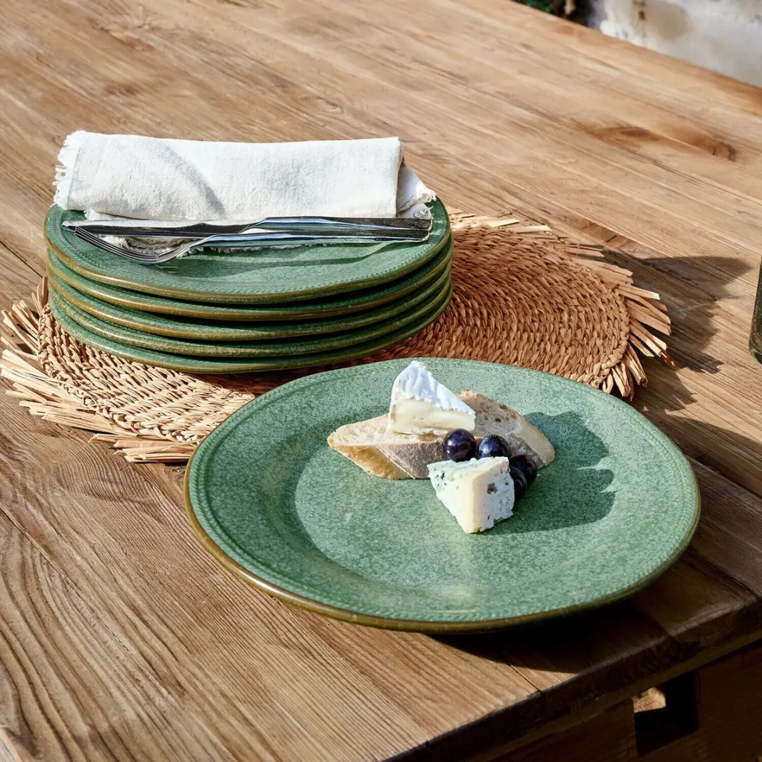 Loberon Norrvik Bordenset 6-delig - Groen