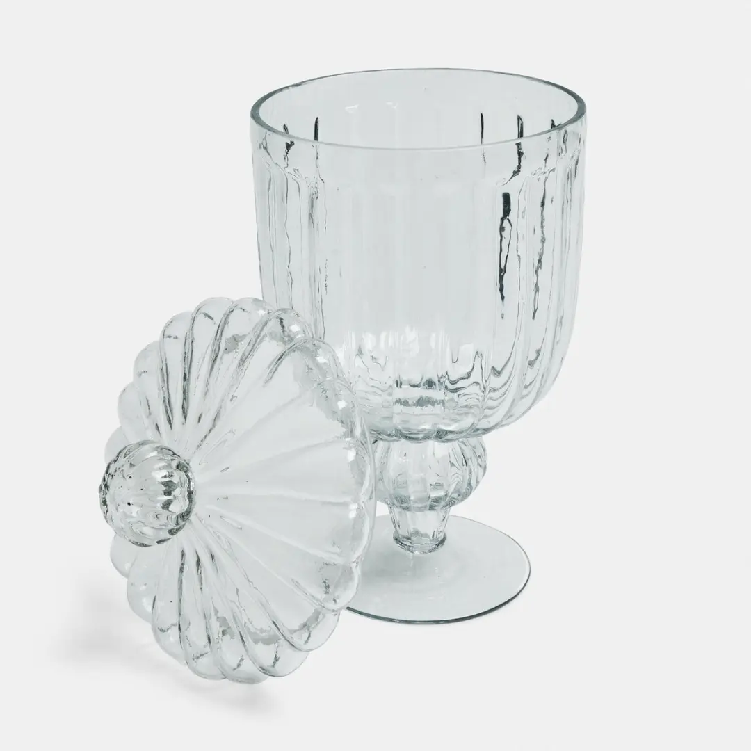 Loberon Mélomiane Glazen Pot Set - 2 Stuks - afbeelding 6 van 6