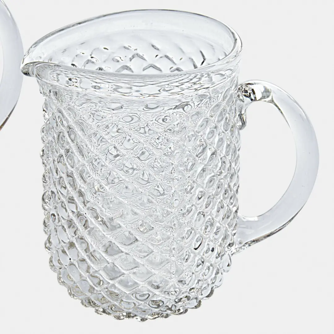 Loberon Ivorias Glas - Ø12.5cm - 2 Stuks