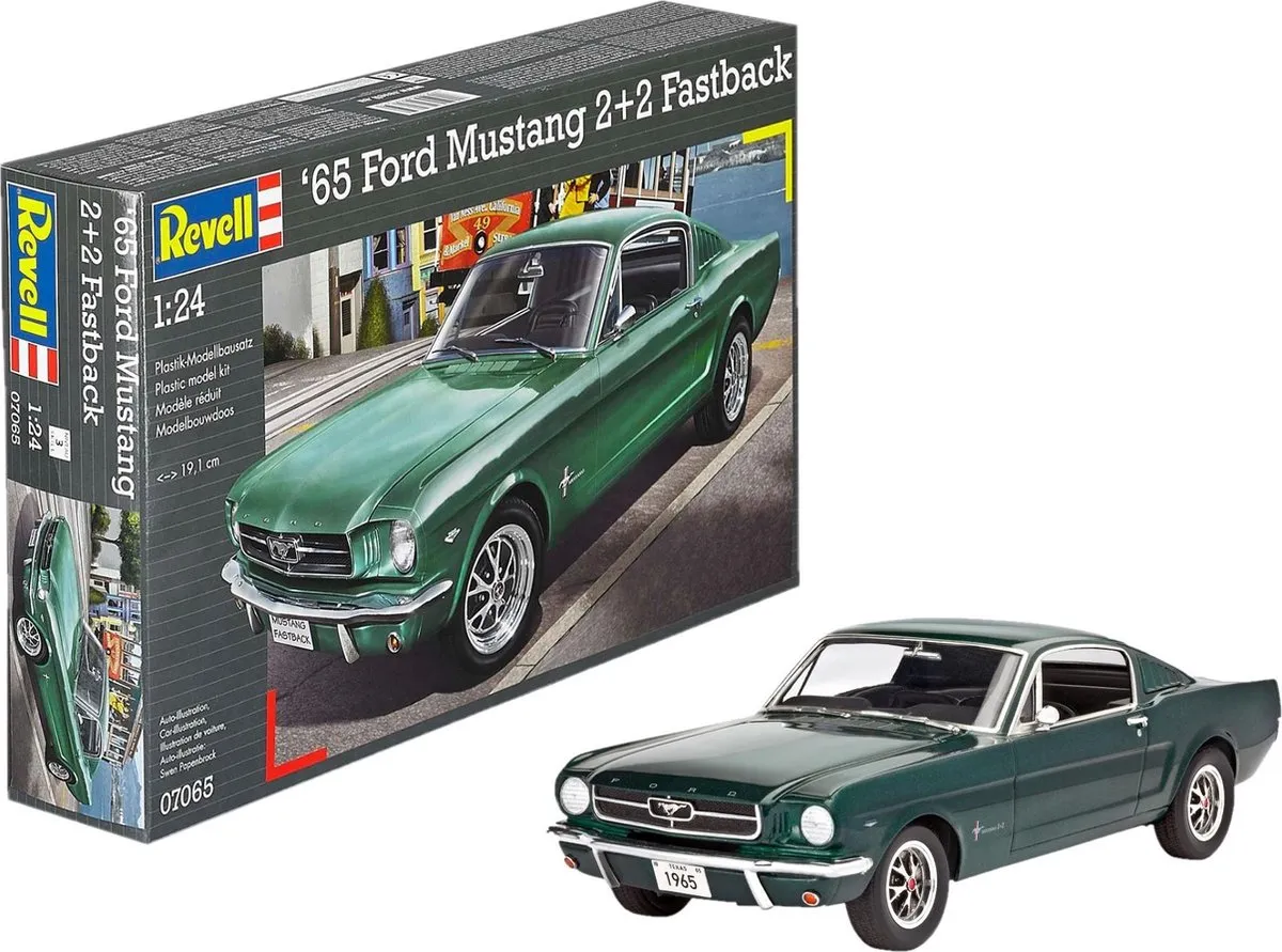 Revell 07065 1965 Ford Mustang 2+2 Fastback Modelbouwpakket