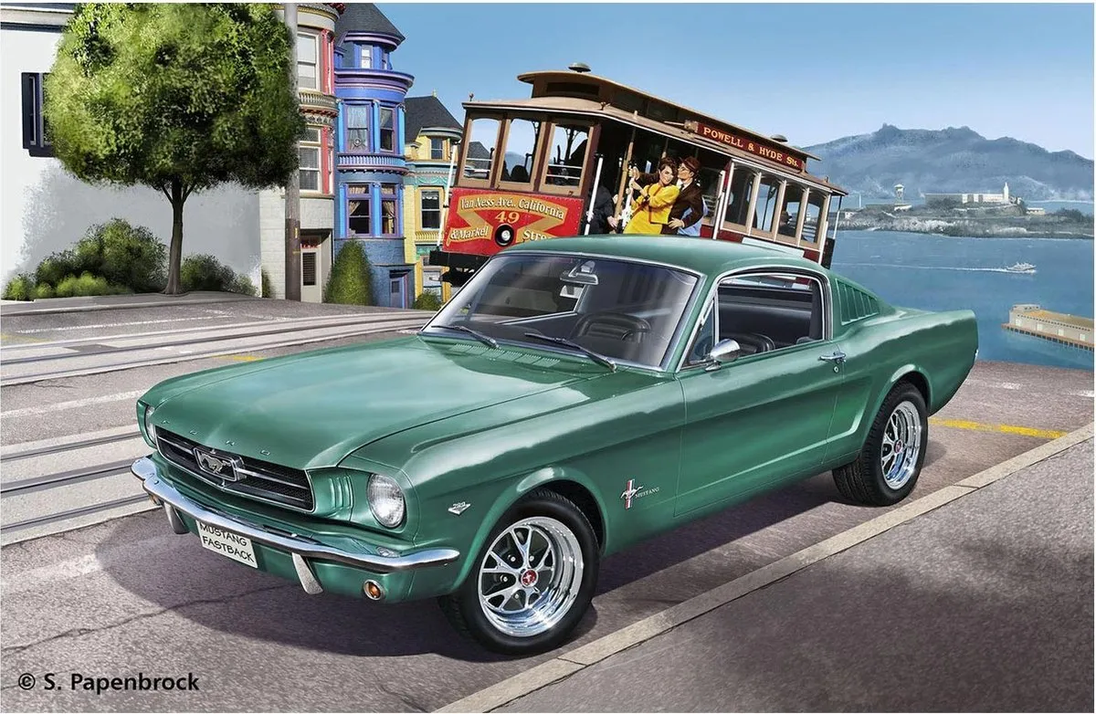 Revell 07065 1965 Ford Mustang 2+2 Fastback Modelbouwpakket - 1:24 - Multi