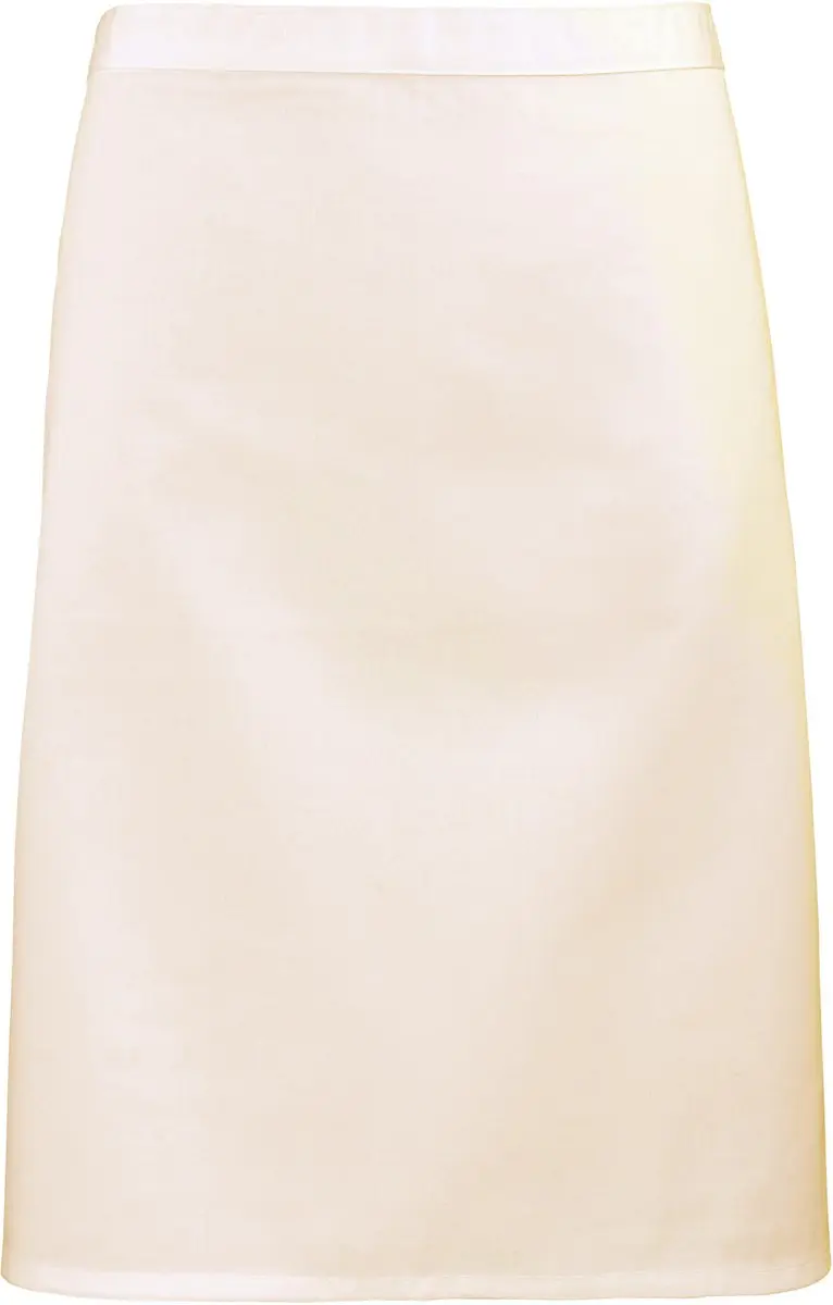 Schort/Tuniek/Werkblouse Unisex One Size Premier Natural 65% Polyester, 35% Kato