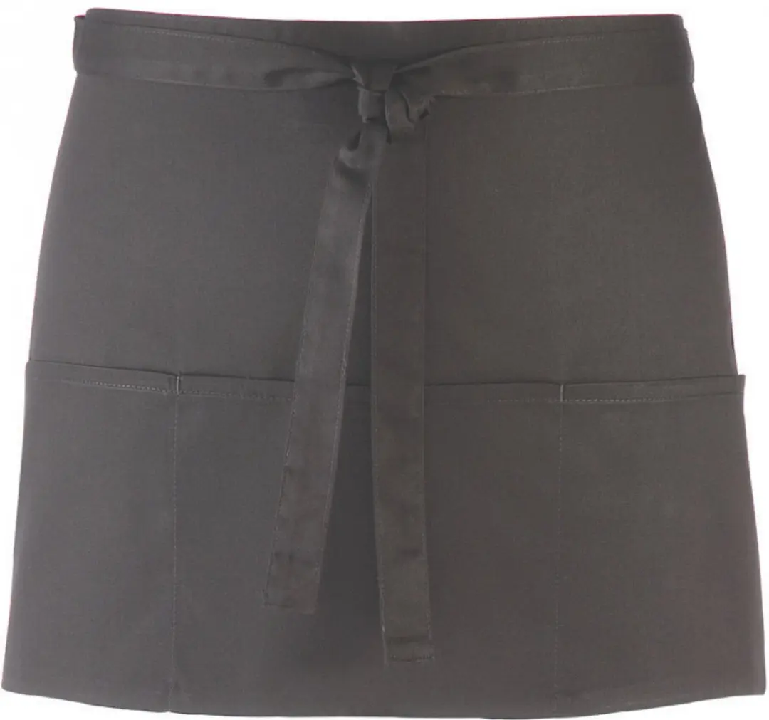 Schort/Tuniek/Werkblouse Unisex One Size Premier Dark Grey 65% Polyester, 35% Ka