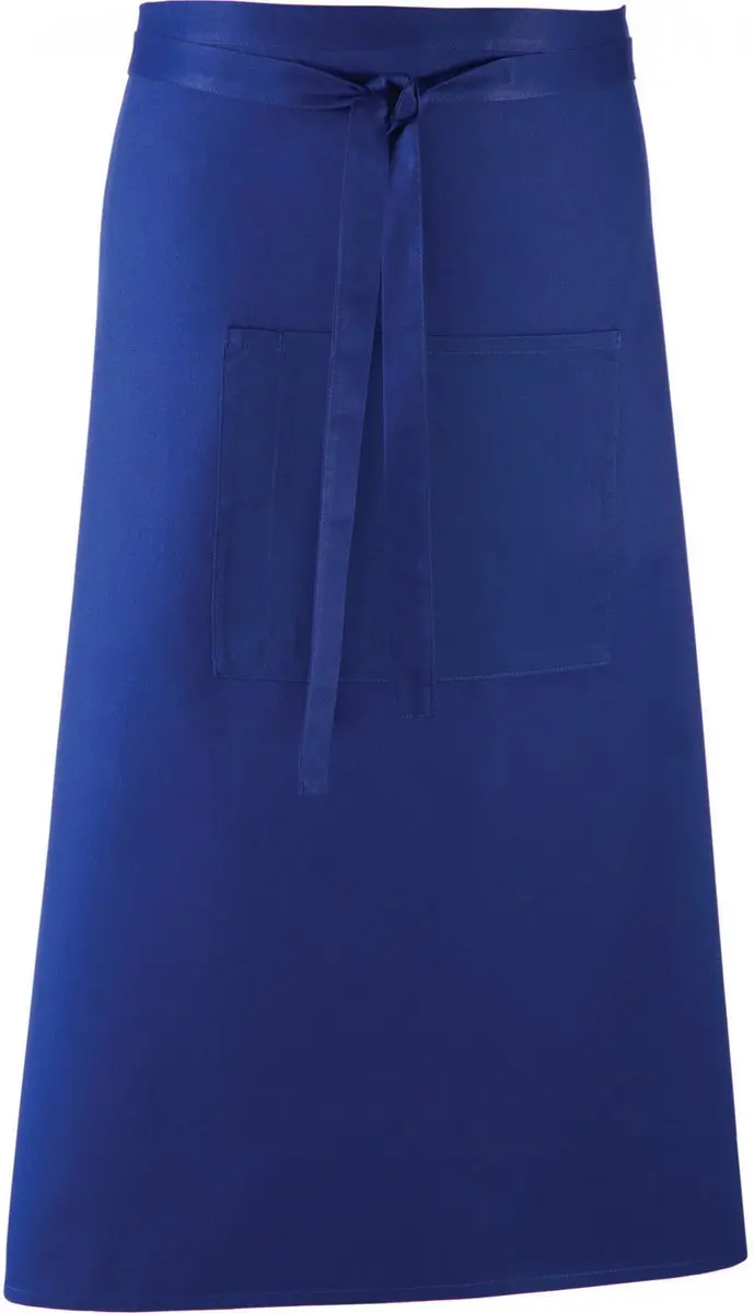 Schort/Tuniek/Werkblouse Unisex One Size Premier Royal Blue 65% Polyester, 35% K