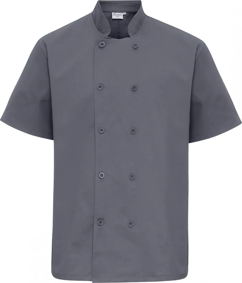 Schort/Tuniek/Werkblouse Unisex XS Premier Steel 65% Polyester, 35% Katoen