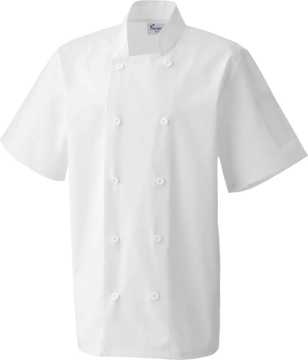 Schort/Tuniek/Werkblouse Unisex XXL Premier White 65% Polyester, 35% Katoen