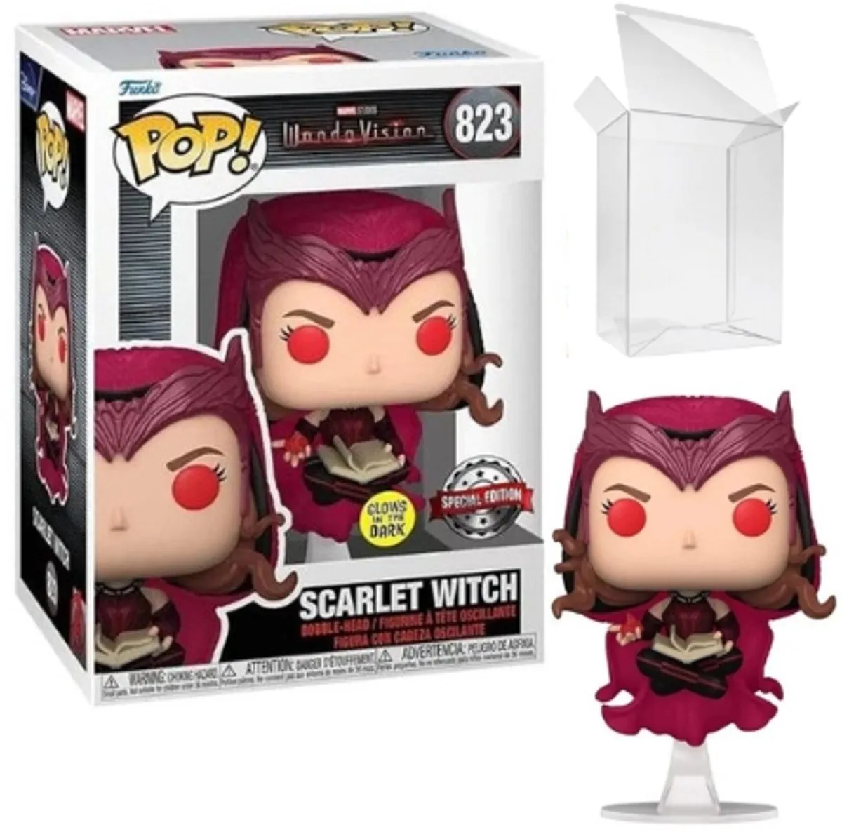 Funko Pop! Marvel WandaVision Scarlet Witch Glow Multicolor