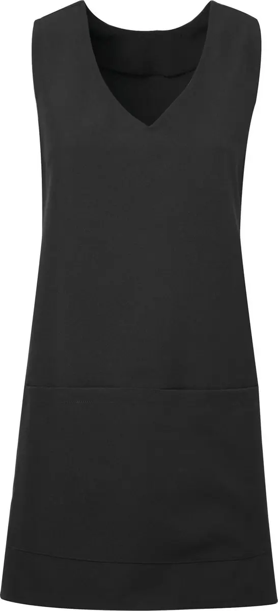 Schort/Tuniek/Werkblouse Dames S/M Premier Black 100% Polyester