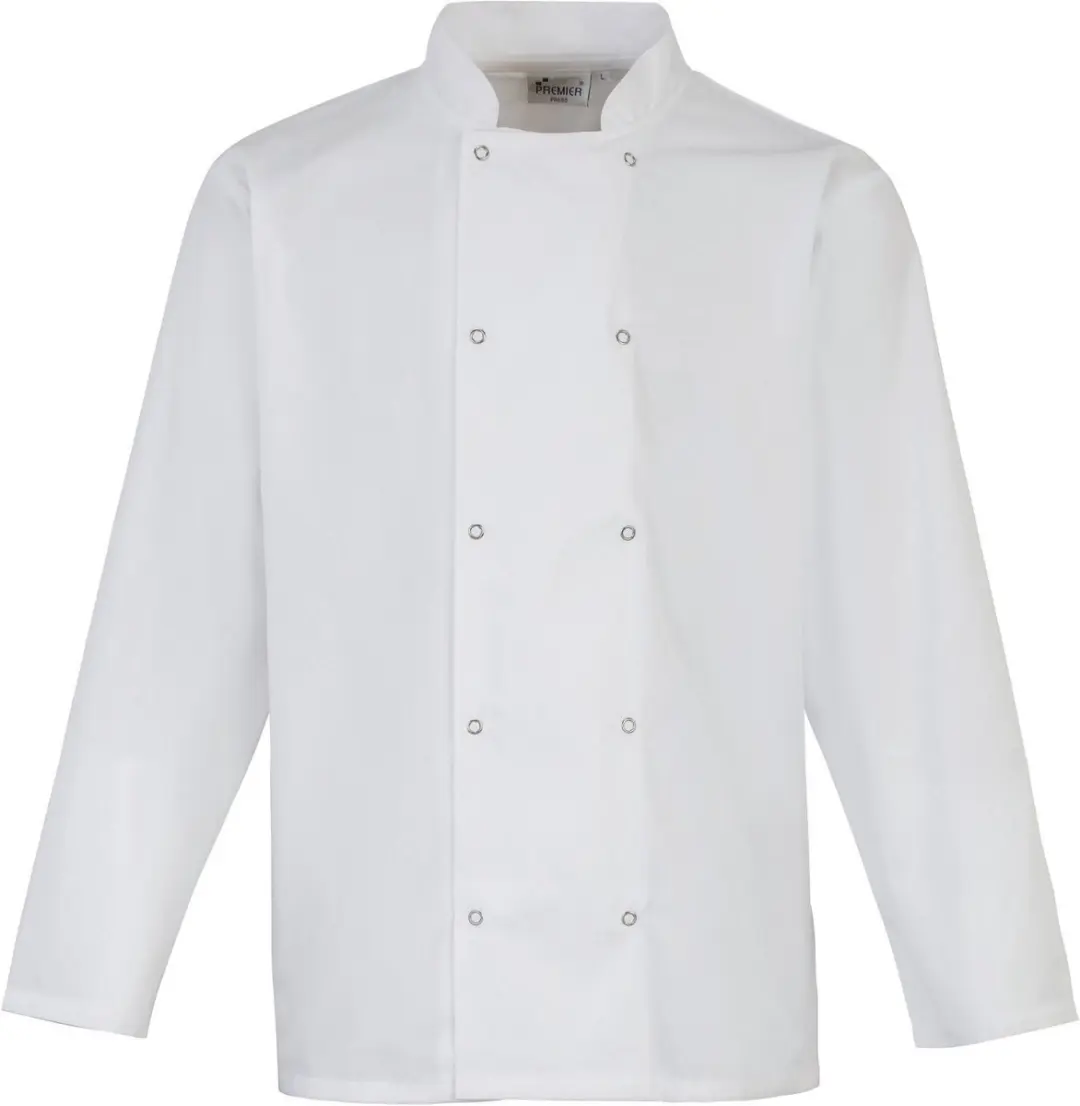 Schort/Tuniek/Werkblouse Unisex S Premier White 65% Polyester, 35% Katoen