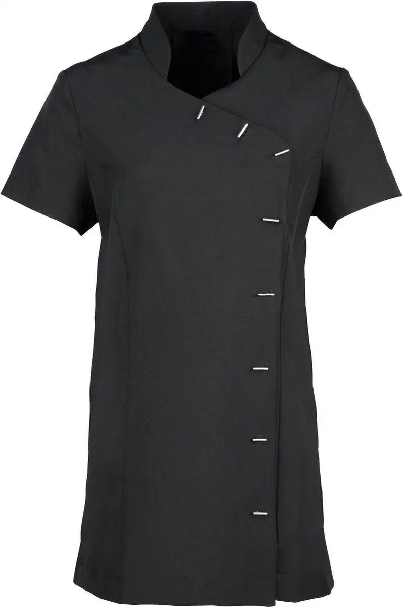Schort/Tuniek/Werkblouse Dames M (12 UK) Premier Black 100% Polyester