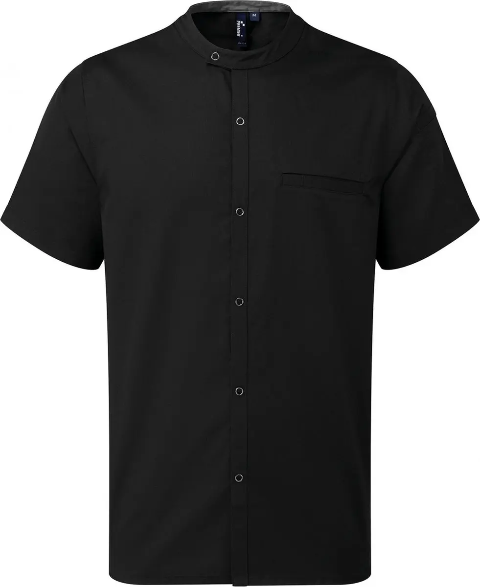 Schort/Tuniek/Werkblouse Heren XS Premier Black 65% , 35% Katoen