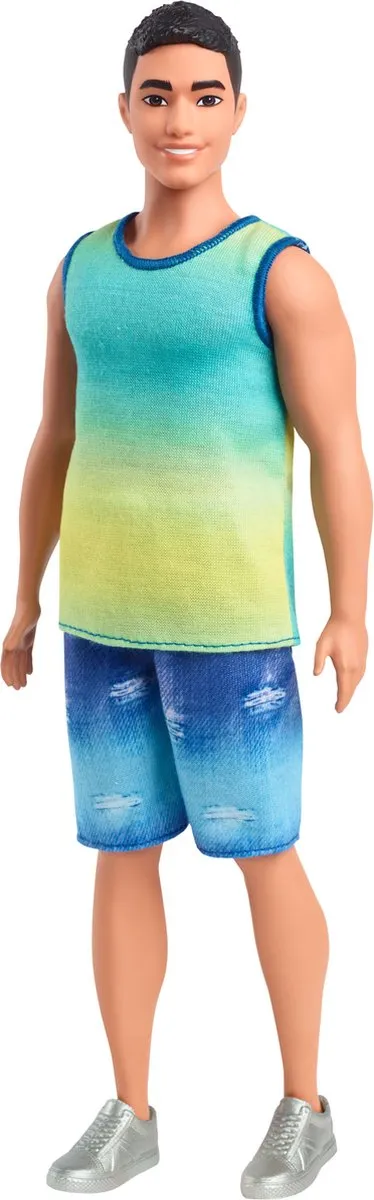 Barbie Ken Fashionistas Modepop - Blauwgroene tanktop