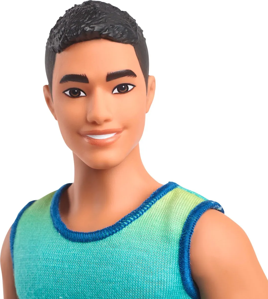Barbie Ken Fashionistas Modepop - Blauwgroene tanktop