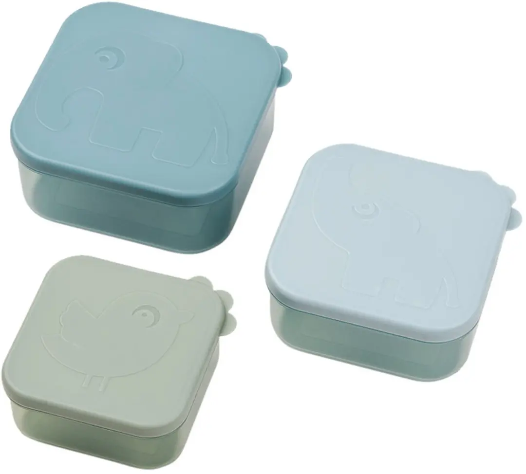 Done By Deer Deer Friends Snackbox Blue 3 Stuks