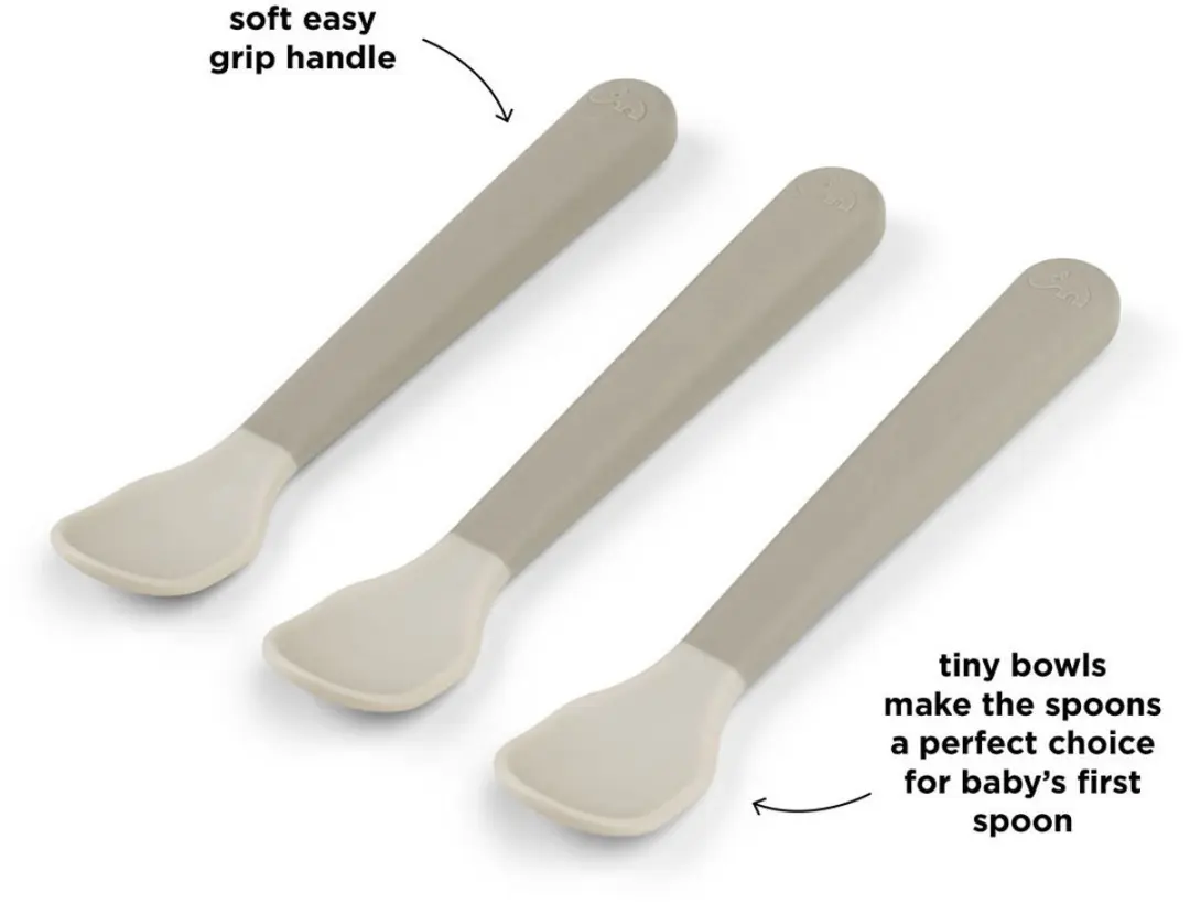 Done By Deer Easy Grip Lepels - 3 Stuks - Sand