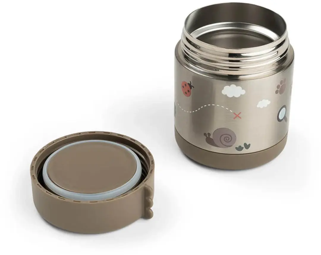 Done By Deer Thermos Voedselpot Tiny Trails 300ml - Sand