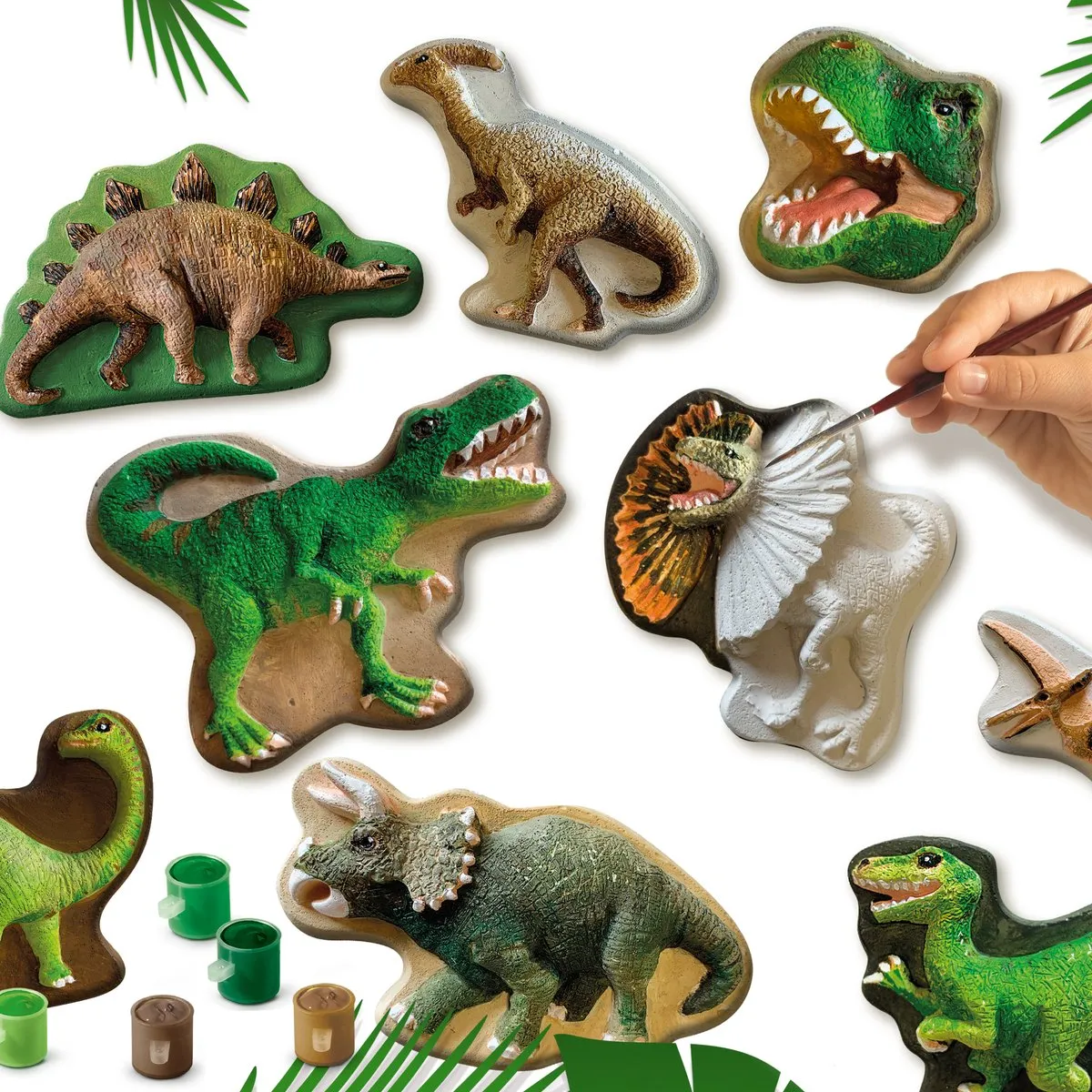 SES Creative Dinowereld Dinosaurus Knutselset - 9 Stuks
