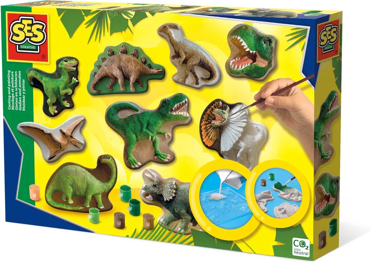 SES Creative Dinowereld Dinosaurus Knutselset
