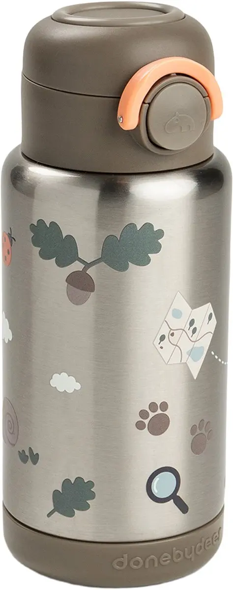 Done By Deer Thermos Drinkfles Rietje