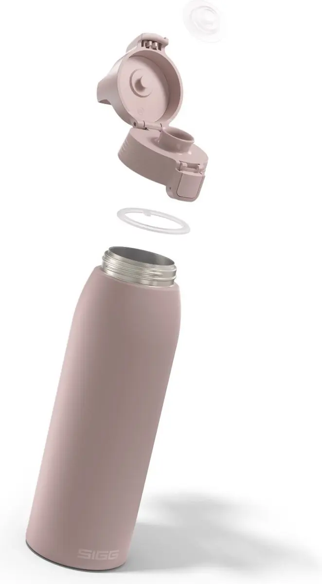 Sigg Shield Therm One 1.0L Roestvrijstalen Drinkfles - 1L - Roze - afbeelding 6 van 6