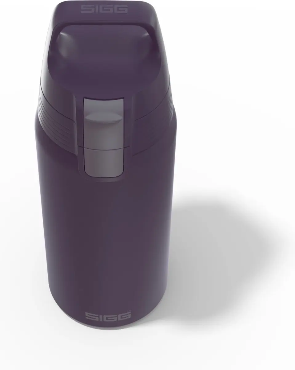 Sigg Shield Therm One 0.5L - RVS Drinkfles - Zwart/Paars - afbeelding 2 van 4
