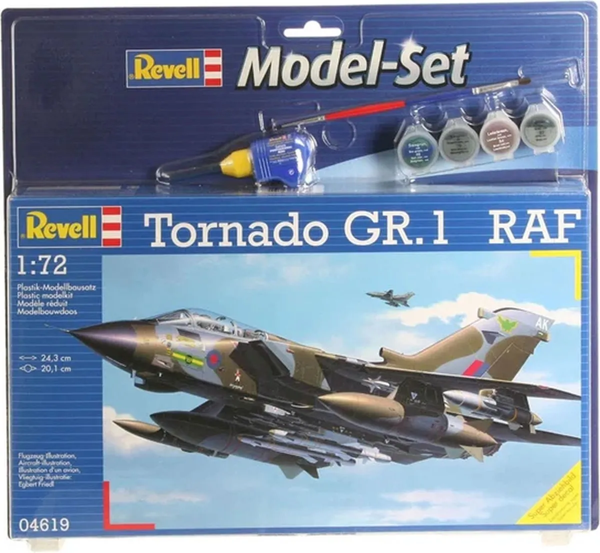 Revell 64619 Tornado GR RAF Modelbouwpakket 1:72 - 198 Onderdelen - Multi