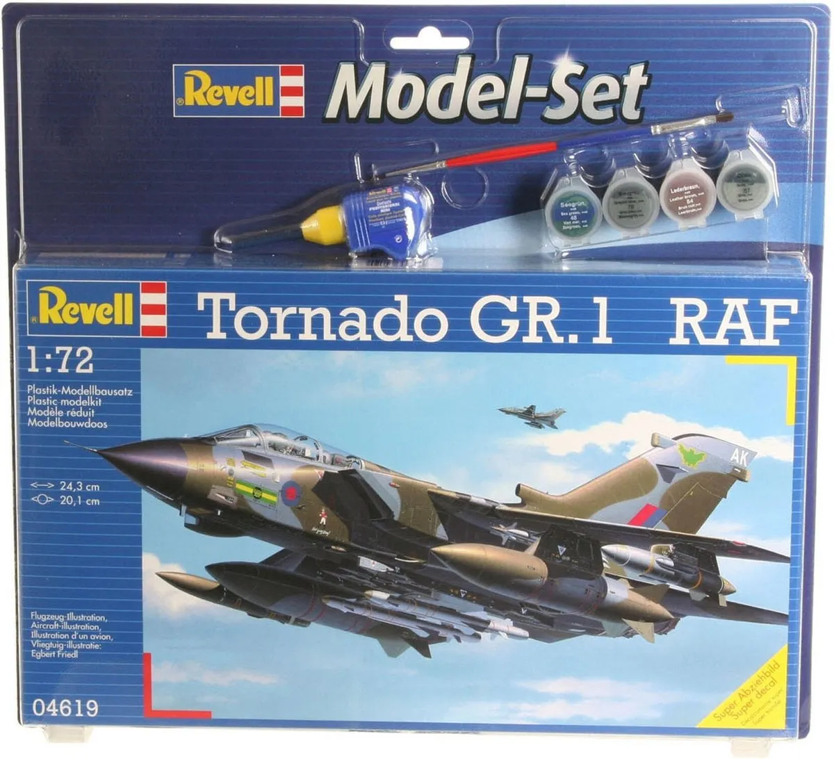 Revell 64619 Tornado GR RAF Modelbouwpakket 1:72 - 198 Onderdelen - Multi