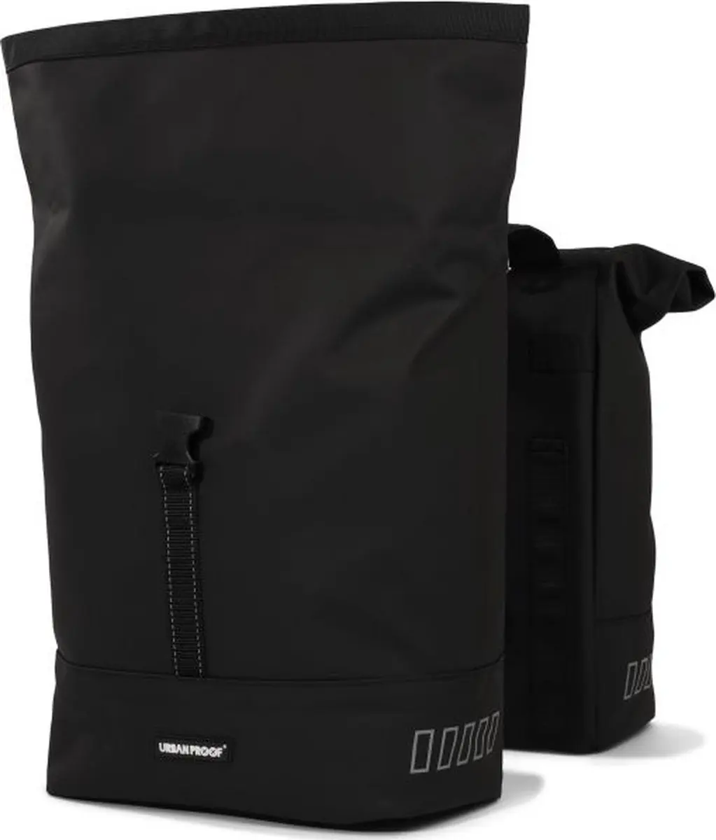 URBAN PROOF Rolltop 38L Fietstas - 30x15x42cm Zwart - afbeelding 6 van 6