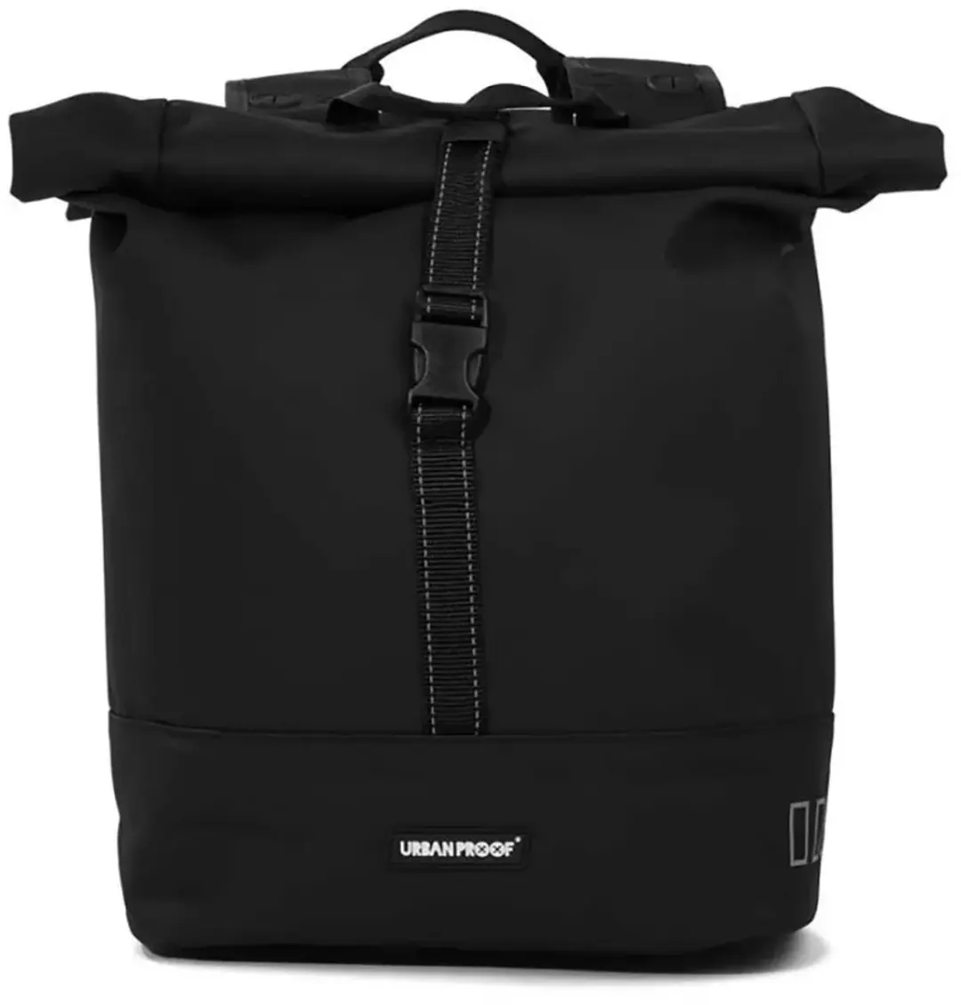 URBAN PROOF Rolltop 38L Fietstas - 30x15x42cm Zwart