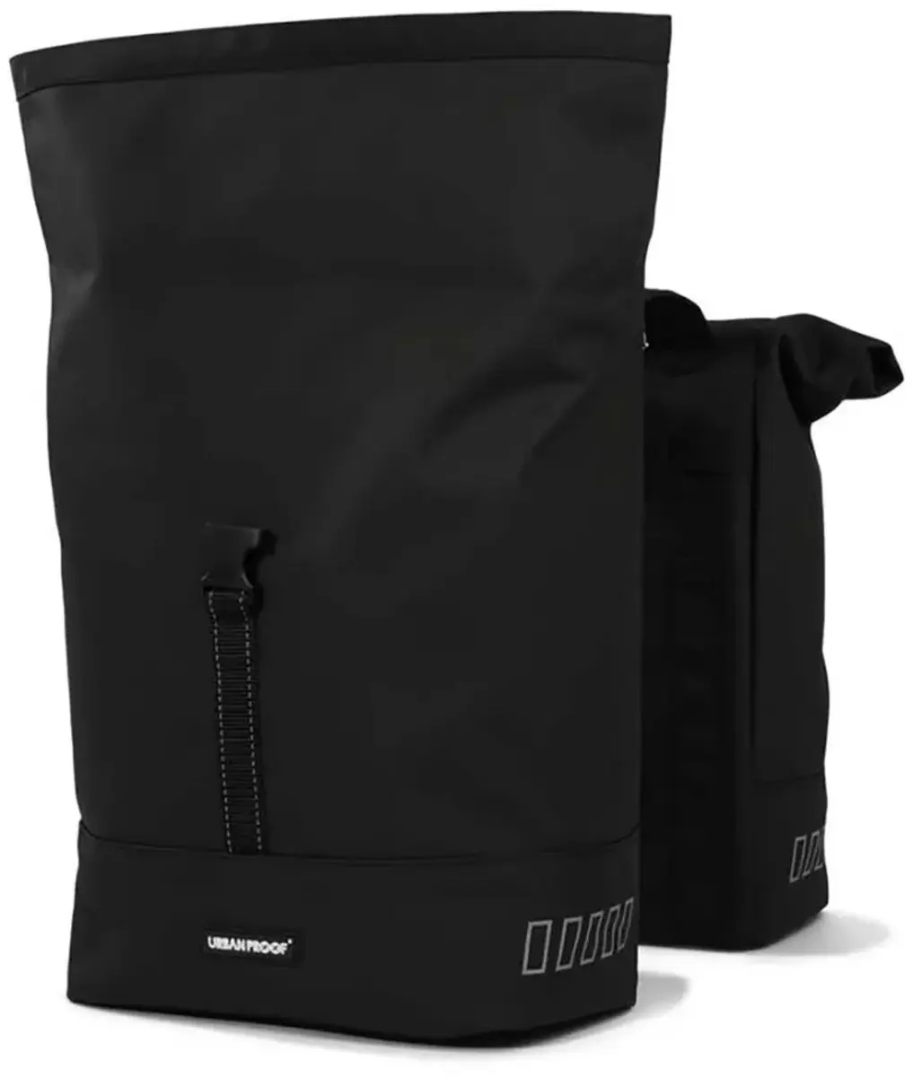 URBAN PROOF Rolltop 38L Fietstas - 30x15x42cm Zwart