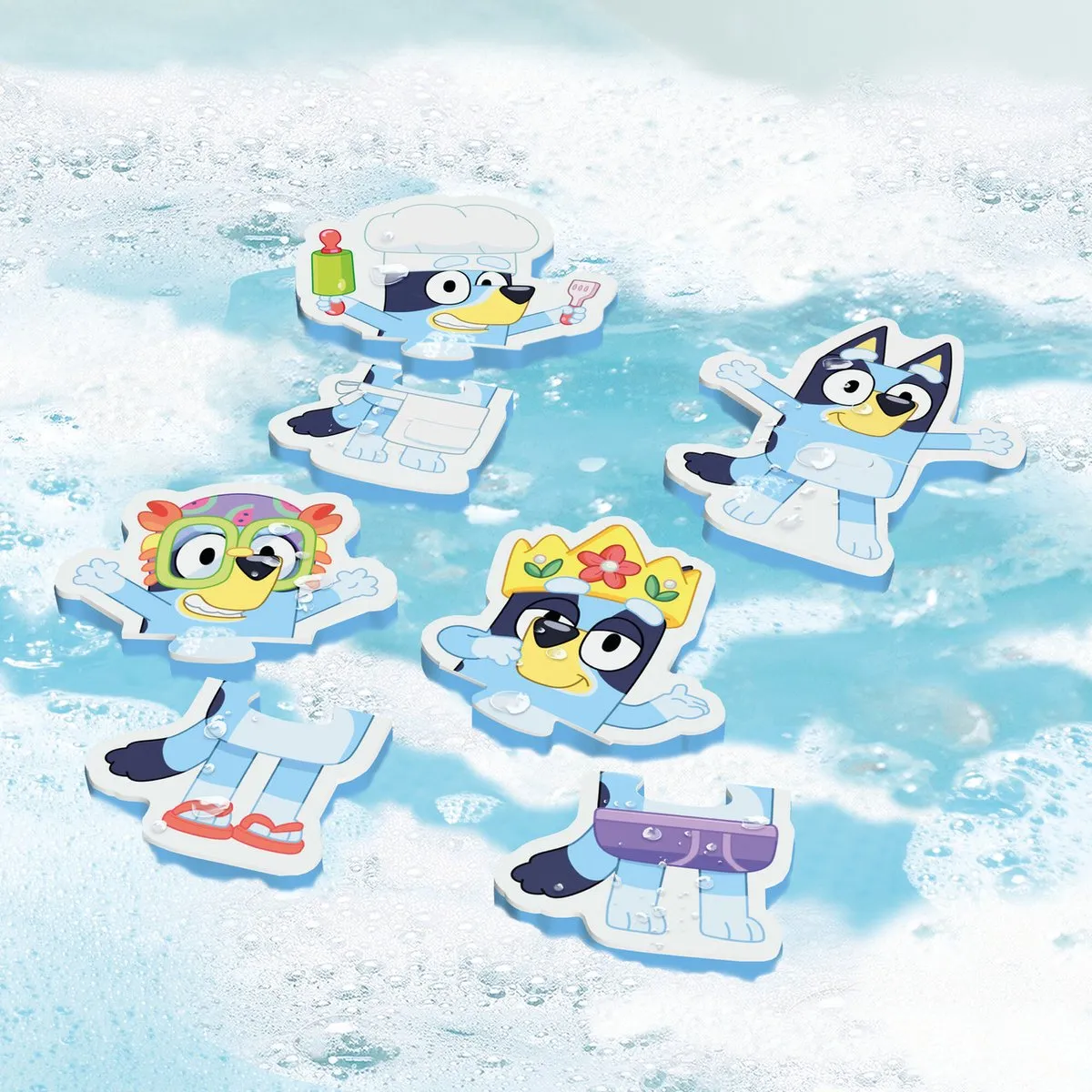 Tomy Bluey Badpuzzel - Multicolor - 5011666736979