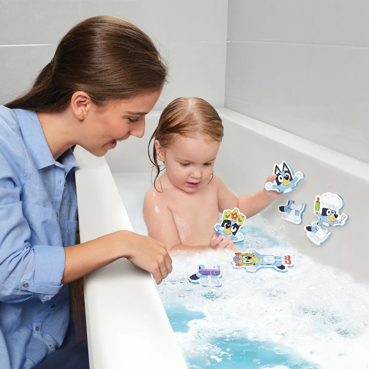 Tomy Bluey Badpuzzel - Multicolor - 5011666736979