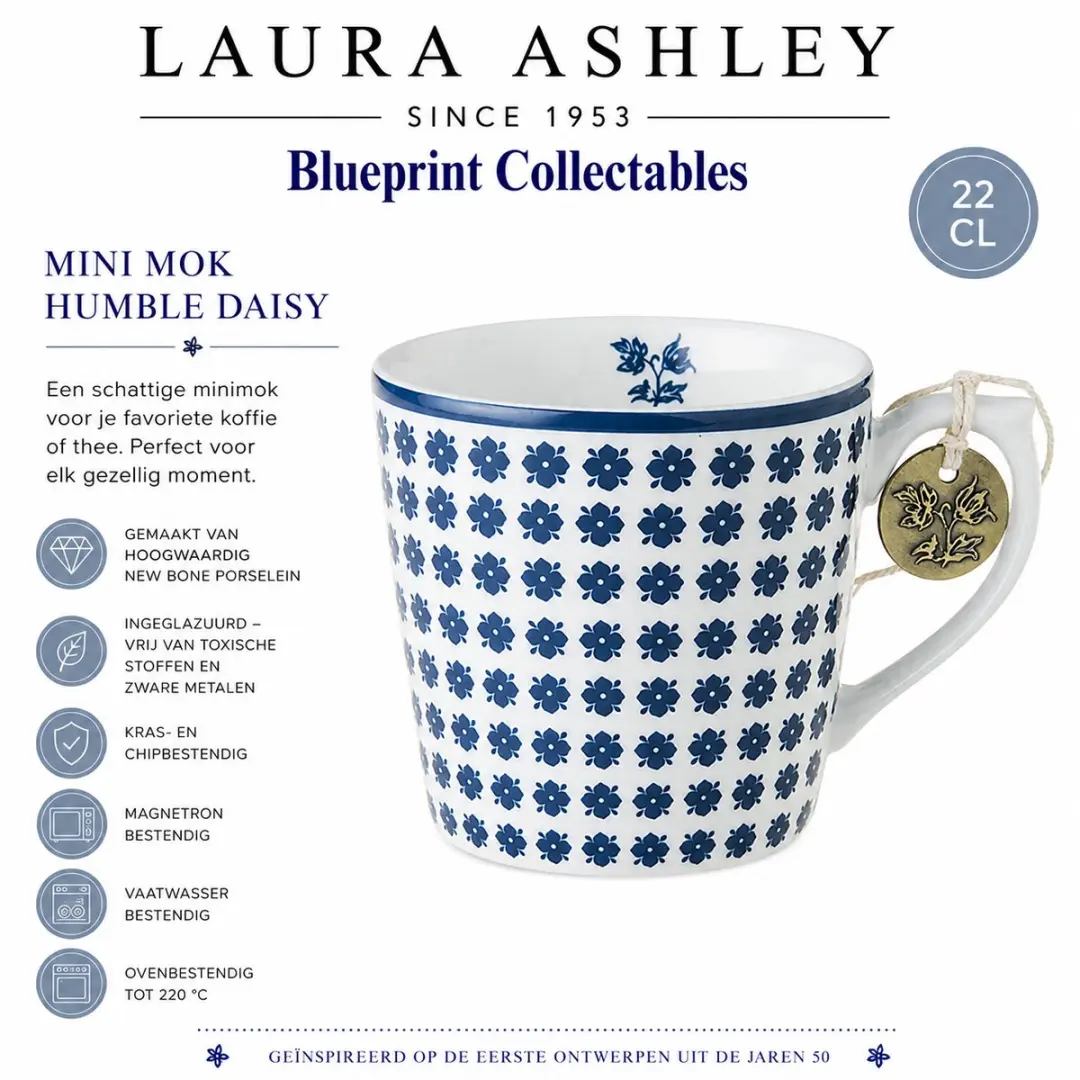 Laura Ashley Blueprint Collectables Humble Daisy Mok 220ml