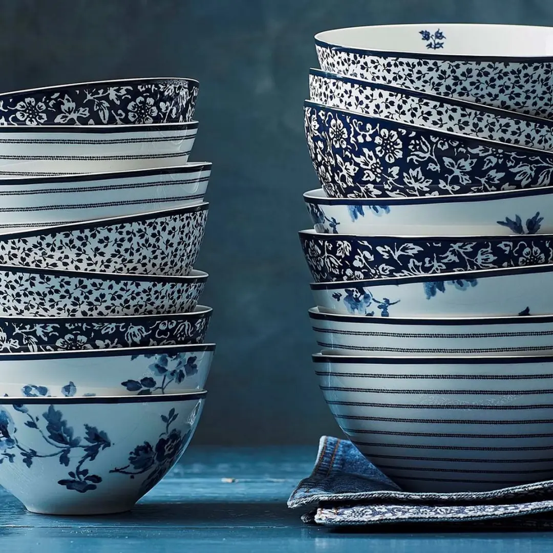 Laura Ashley Blueprint Collectables Kommen Ø16cm - Candy Stripe
