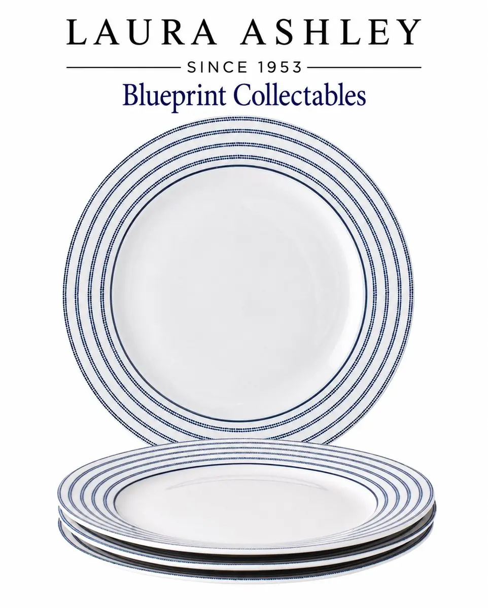 Laura Ashley Blueprint Collectables Borden set van 4