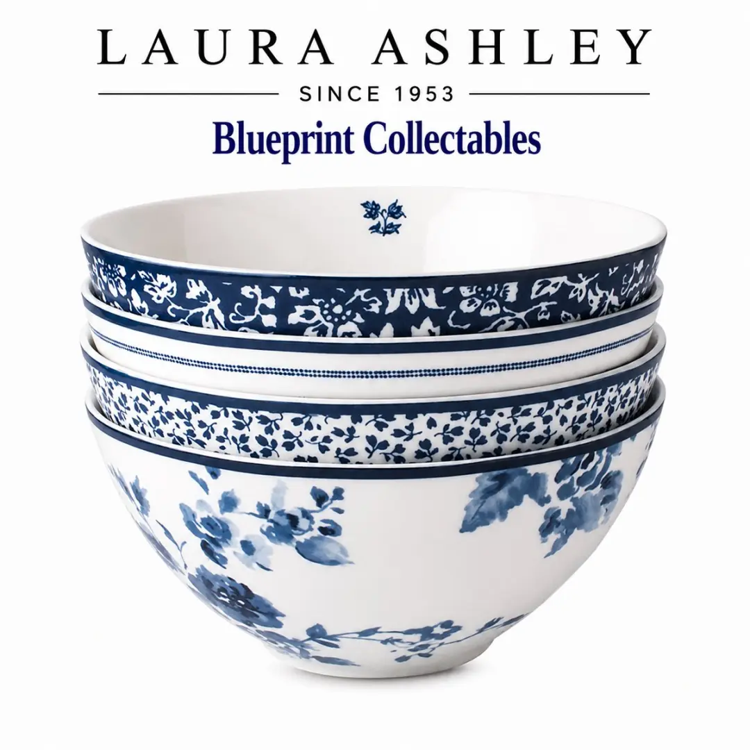 Laura Ashley Blueprint Collectables Kommen set van 4
