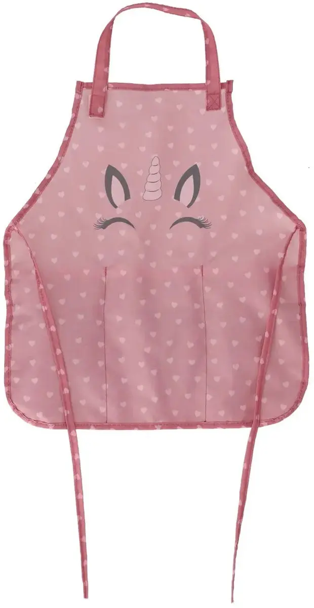 QHP Unicorn Poetschort Meisje - Roze - afbeelding 2 van 2