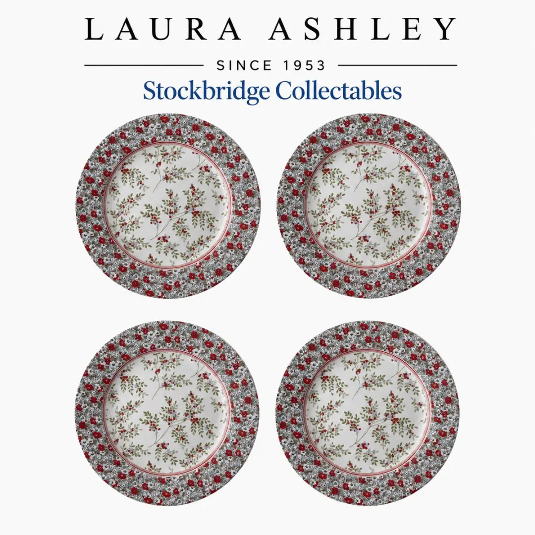 Laura Ashley Stockbridge Collectables Borden set van 4