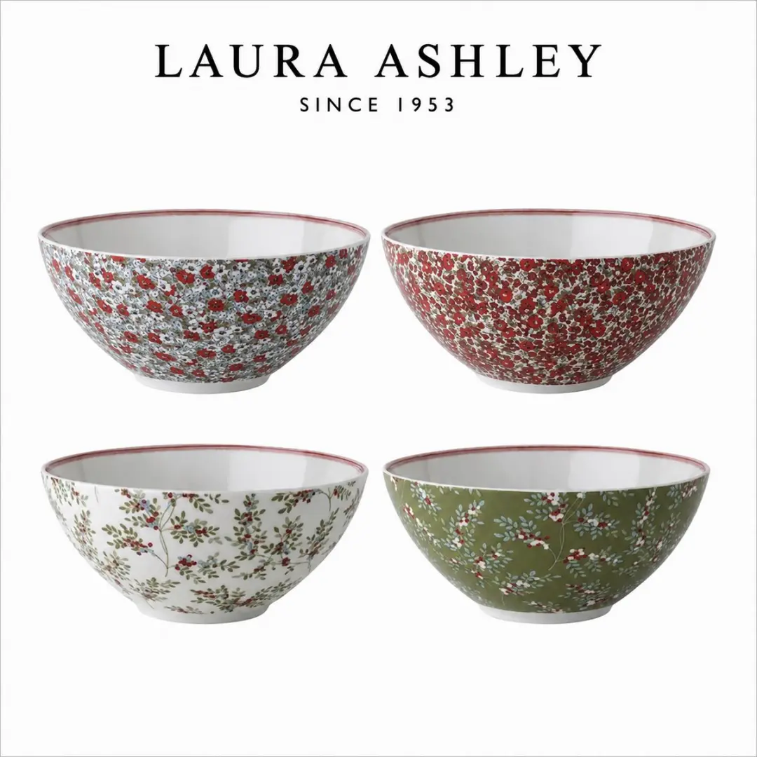 Laura Ashley Stockbridge Kommen set van 4