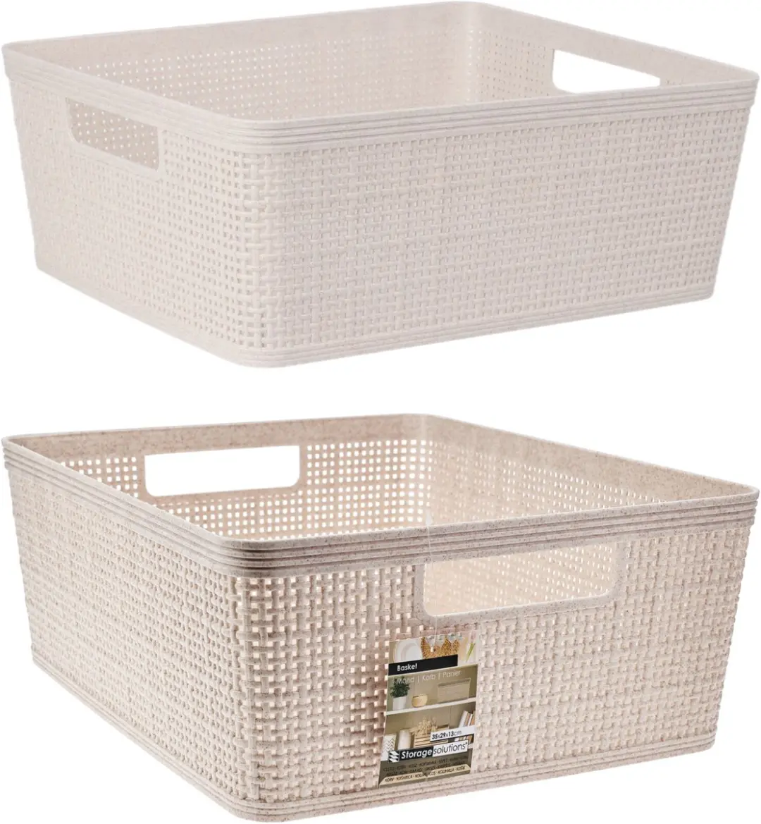 Opbergmand ratan Sand