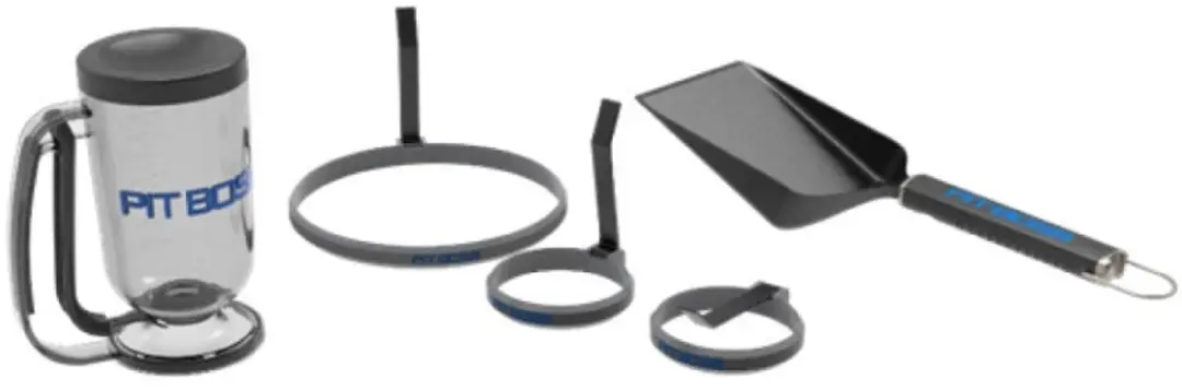 Pit Boss Crepe Set - 5 Stuks - Wit