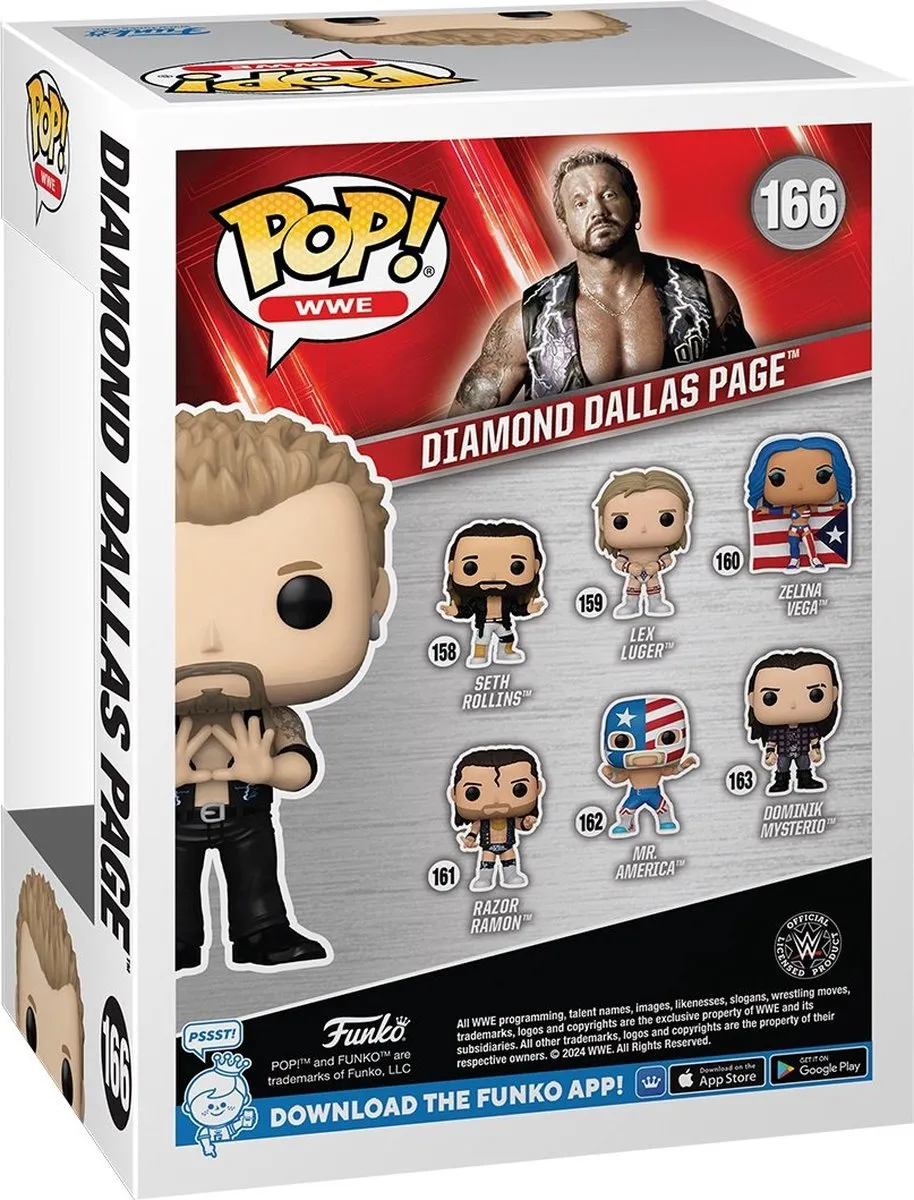 Funko Pop! WWE Diamond Dallas Page #166 - Veelkleurig