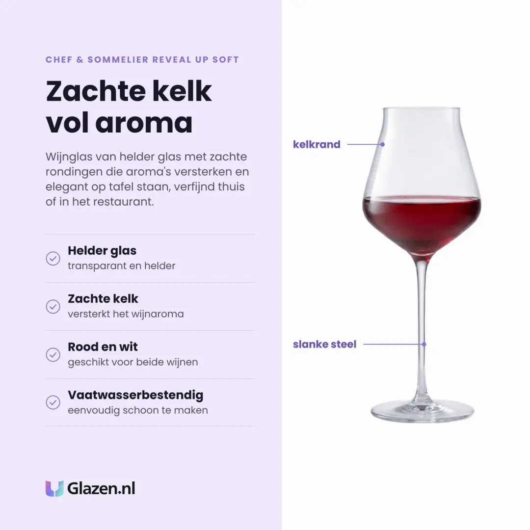 Chef & Sommelier Reveal Up Wijnglas 30cl - 6 Stuks