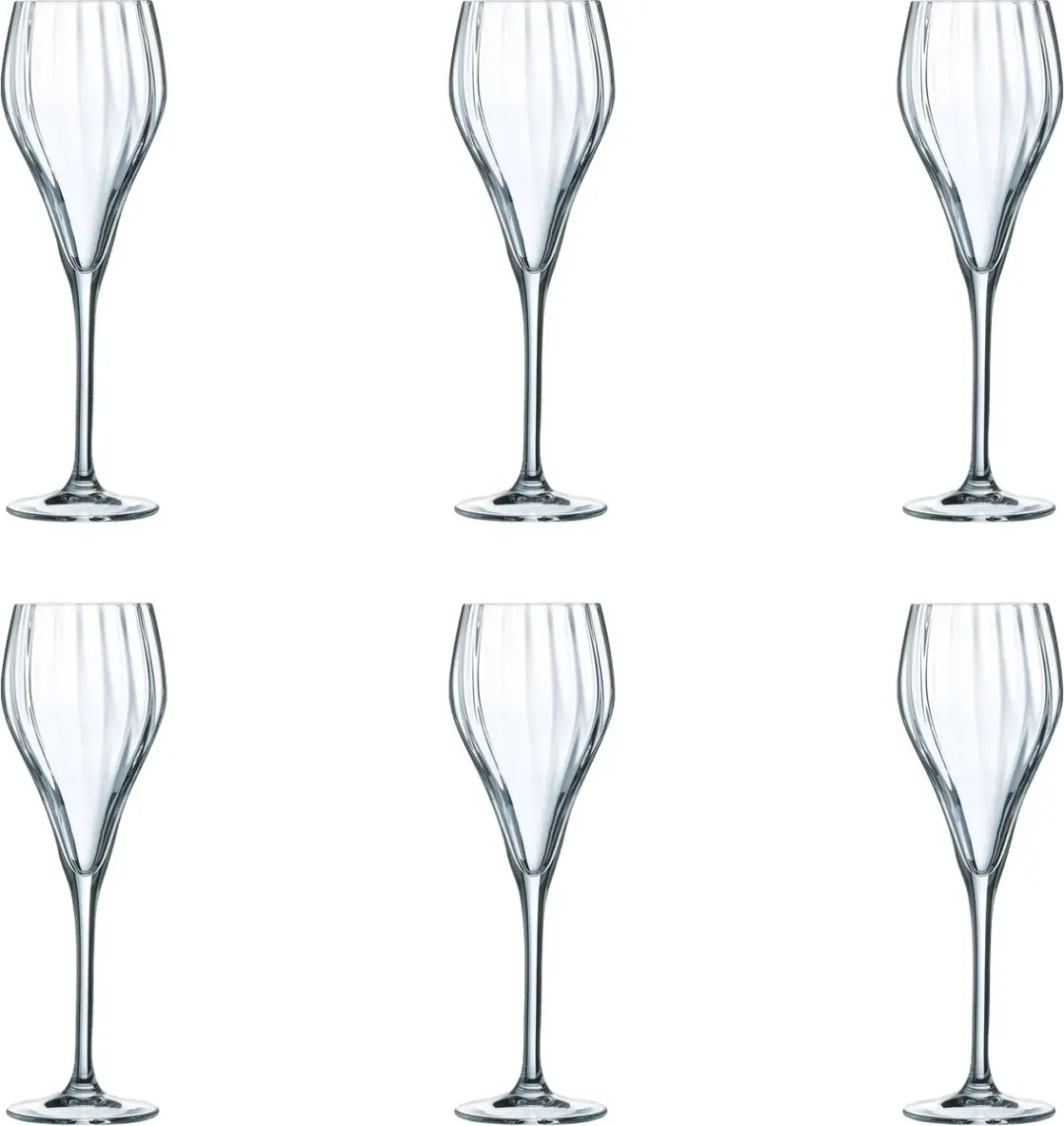 Chef & Sommelier Symetrie Champagneglas 16cl - Set van 6