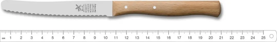Robert Herder Tomatenmes - Lemmet 11cm - Beukenhout